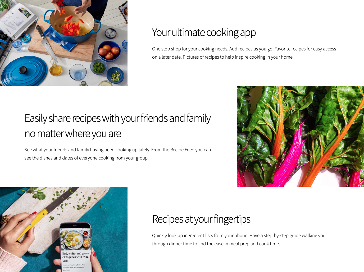 screen preview of Flavortown app